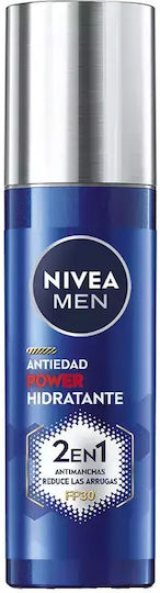 Nivea Anti-age Power Αντιγηραντική Ανδρική Κρέμα Προσώπου Ημέρας με SPF30 & Υαλουρονικό Οξύ 50ml