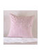 Rythmos Wonder Dekorativer Kissenbezug aus 100% Baumwolle Rosa 40x40cm