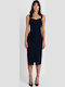 Midi Kleid für Hochzeit / Taufe Schwarz