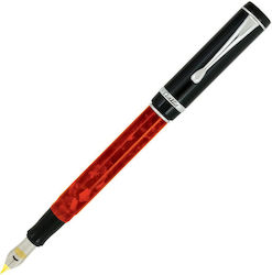 Conklin Füllfederhalter Mittel Rote mit Blauer Tintenfarbe