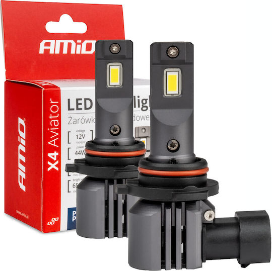 AMiO Λάμπες Αυτοκινήτου HB4-9006 Canbus LED Λευκό 44W 2τμχ