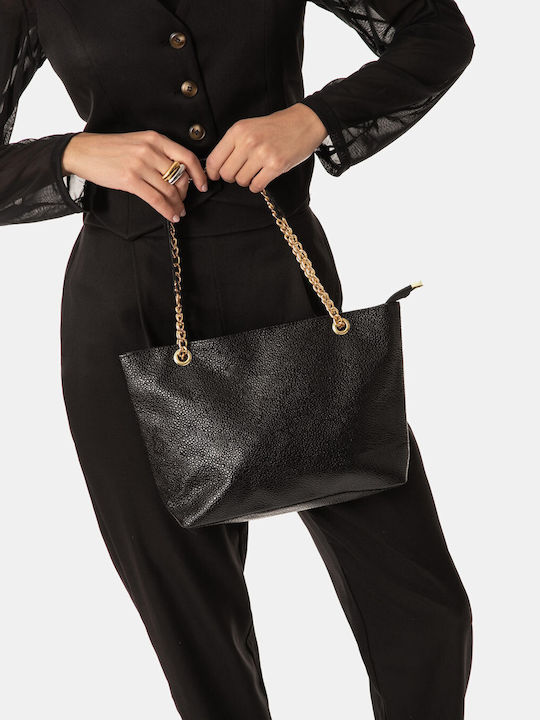 Black Chain Shoulder Bag