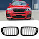 Prasco 242548 Καρδιές Μάσκας Bmw X3 F25 Lci 14-17 X4 F26 14-17 M4 Look Διπλή Γρίλια Μαύρο Γυαλιστερό 7 Γρίλιες 2 Τεμάχια