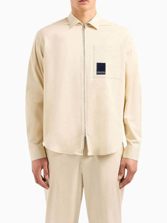 Armani Exchange Cotton Shirt Beige
