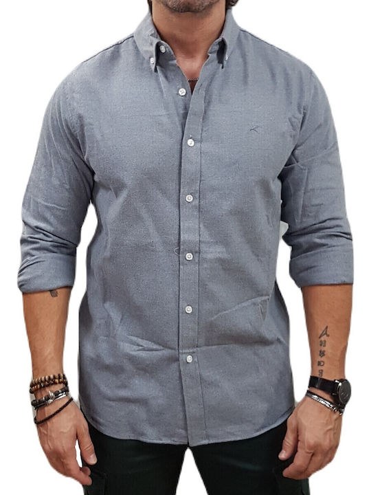 Indicode Μακρυμάνικo Overshirt σε Κανονική Γραμ...