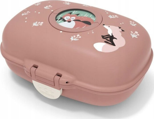 Monbento Gram Fox Παιδικό Σετ Φαγητού από Σιλικόνη 0.6lt Καφέ 14.8 x 11.4 x 7εκ.