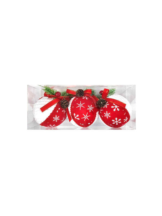 Hanging Ball Ornament Set 3pcs