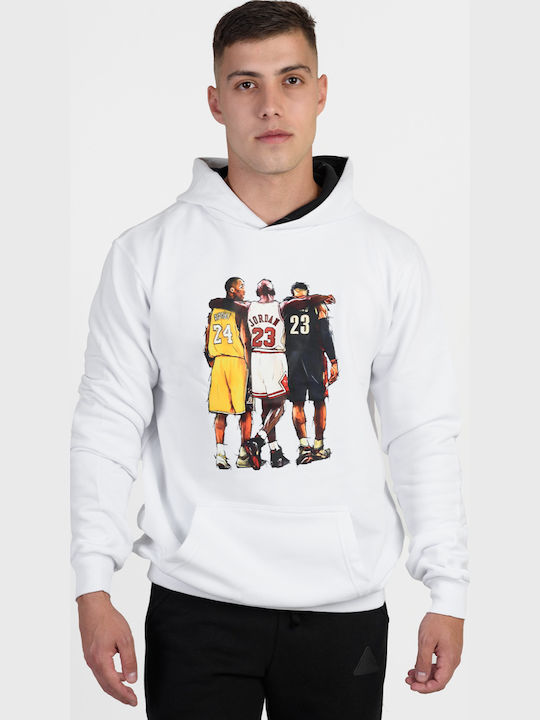 Sweatshirt mit Kapuze Weiß