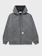 Gray Hoodie Cardigan