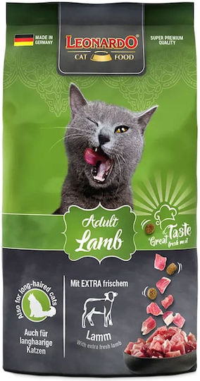 Leonardo Adult Trockenfutter für erwachsene Katzen mit Lamm / Reis / Fleisch / Leber / Geflügel / Fisch 1.8kg
