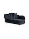 Berwyn 1011 Recliner Samt Schwarz L73xW69xH156cm