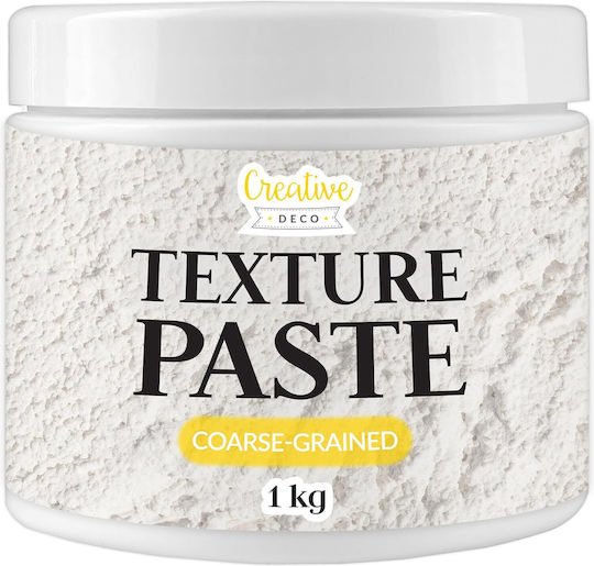 Creative Deco Pastă Structurală Grosieră 1kg Albă Masă Fină Proiecte de Artă