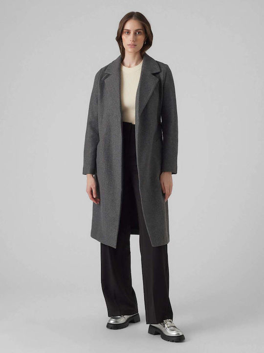 Vero Moda Women's Long Coat grey