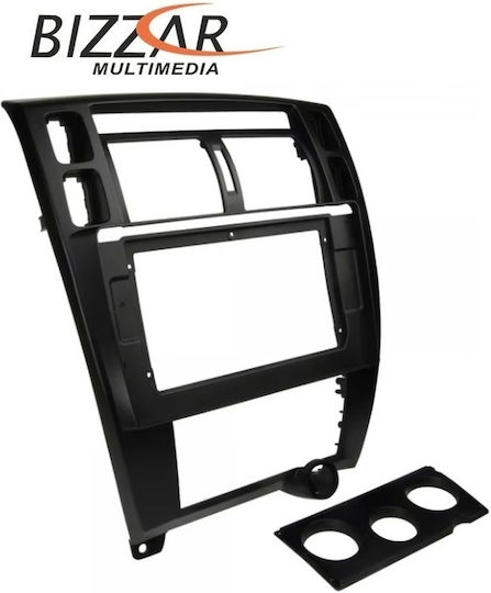Bizzar DIN Fascia Panels 2 Din Wiring & Canbus Box Compatible with Screen 10" for Hyundai Tucson 2006-2013