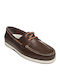 Δερμάτινα Ανδρικά Boat Shoes σε Καφέ Χρώμα