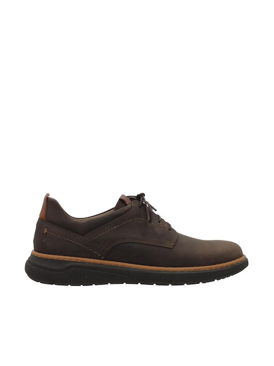 Damiani Men's Leather Casual Shoes Brown