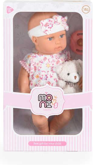 Moni Μωρό Κούκλα Doll 30 εκ.