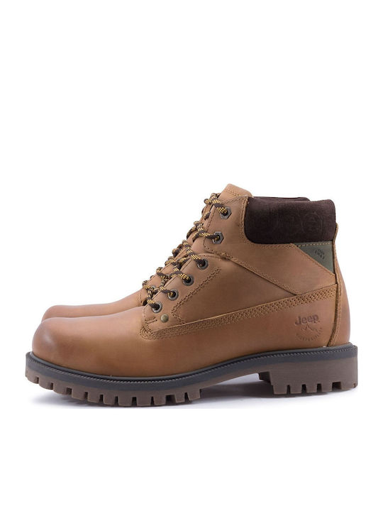 Leather Brown Men's Boots