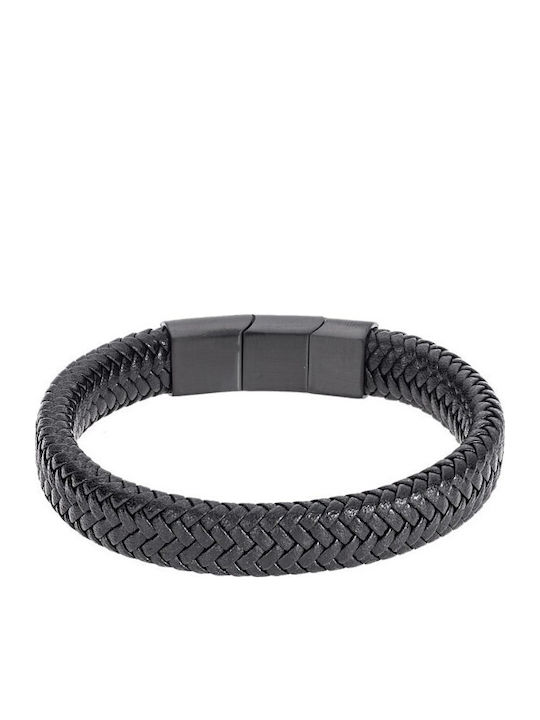 Senza Men's Leather Bracelet