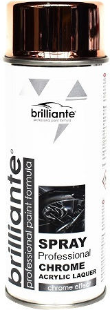 Brilliante Spray Farbe Acryl mit Metallisch Effekt Kupfer 400ml