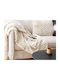 Atmosphera Ariel Κουβέρτα Γούνινη Μονή 160x120εκ. Beige