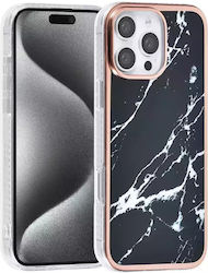 Tuniq Iphone 16 Pro Max Silicone Θήκη Σιλικόνης Marble Black Tuniq Iphone 16 Pro Max Silicone Θήκη Σιλικόνης Marble Black