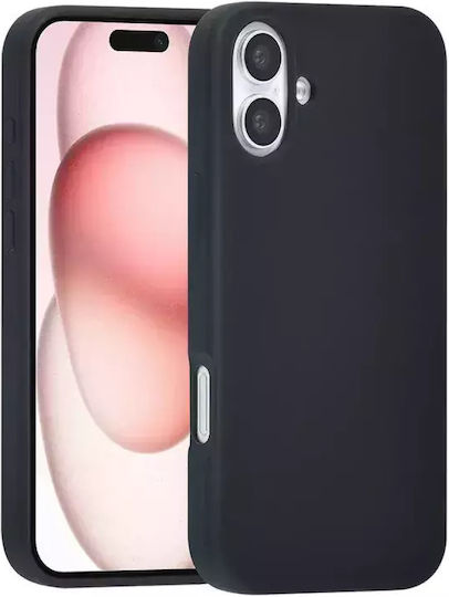 Tuniq iPhone 16 Plus Premium Liquid Silicone Black Case