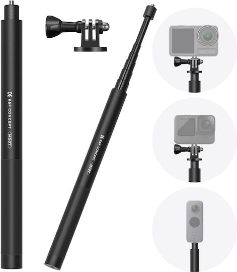 K&F Concept Selfie Stick for Insta360 / GoPro / DJI Hero 13 KF09.132
