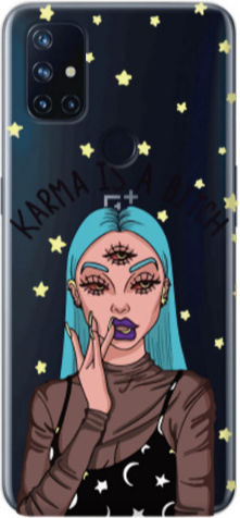 Oneplus Nord 10 Karma Is A Bitch Transparent Silicone TPU Case