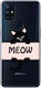 Oneplus Nord 10 Meow Transparent Silicone Tpu Θήκη