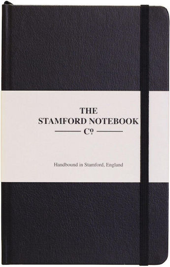Stamford Σημειωματάριο Bullet 160 Φύλλων με Λευκές Σελίδες Μαύρο PLAIN
