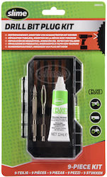 Slime Tubeless-Reifenreparaturset Bohrer Schnurstopfen Klebewerkzeuge 20502 Slime Tubeless-Reifenreparaturset Bohrer Schnurstopfen Klebewerkzeuge 20502
