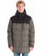 Winter Jacke Puffer Wasserdicht und Winddicht Olive/black