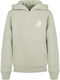 Fleece Kinder-Sweatshirt mit Kapuze und Taschen Softsalvia