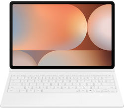 Samsung Flip Cover με Πληκτρολόγιο (Galaxy TAB S10+, S9+, S9 FE+) Λευκή