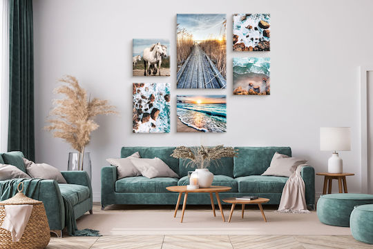 Decowalls 6 части Картина Платнен 100x140см