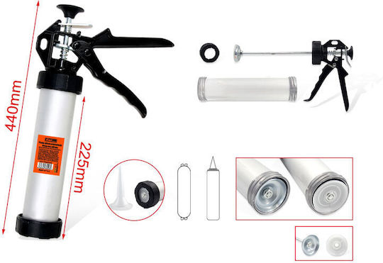 KMT Tools 9364548 Πιστόλι Σιλικόνης Κλειστού Τύπου