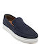 Δερμάτινα Ανδρικά Boat Shoes σε Μπλε Χρώμα