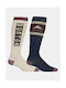 Burton Weekend Ski & Snowboard Socks Beige 2 Pairs