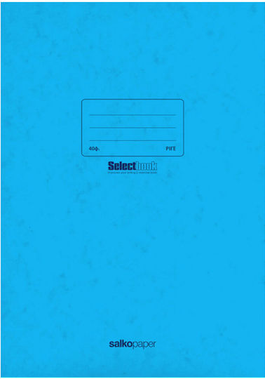 Salko Paper Heft Geregelt A4 40 Blätter Select Book Hellblau 1Stück