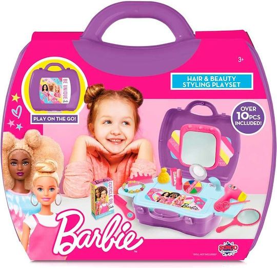 Mattel Barbie Hair & Beauty Briefcase Children's Beauty Vanity