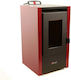 Thermostahl Gt Pellet Air 6 Σόμπα Pellet Μαύρη