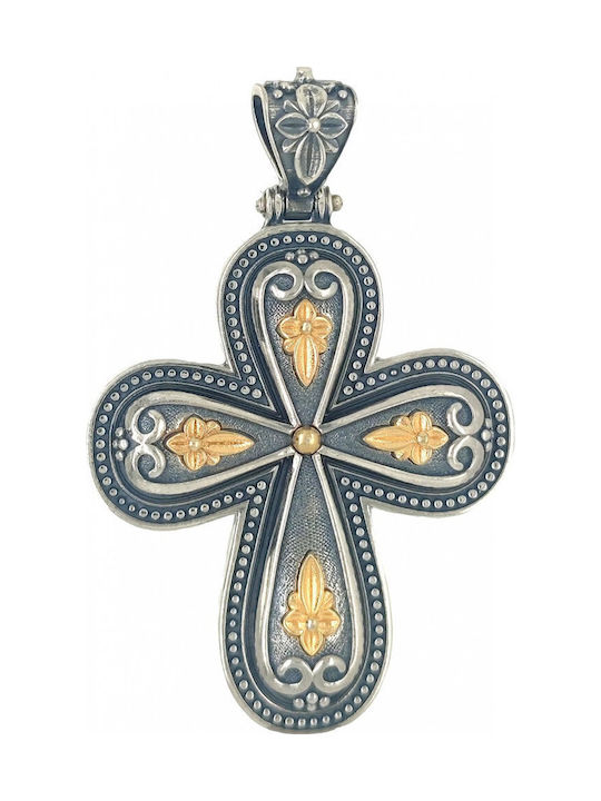 Byzantinisch Kreuz aus Vergoldetem Silber