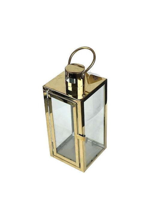 Kersten Laterne Metallisch Gold 28x28x57cm 1Stück