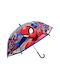 Chanos Kids Curved Handle Umbrella with Diameter 45cm Multicolour