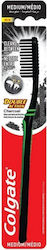 Colgate Double Manual Toothbrush Medium Charcoal 1pcs