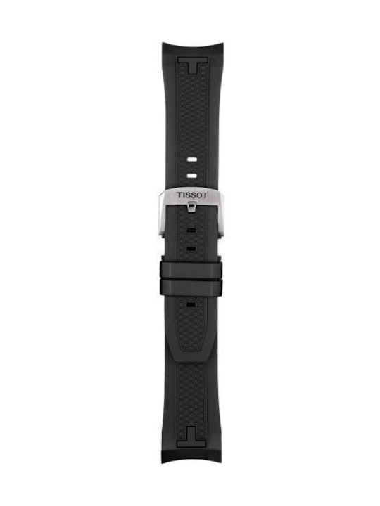 Tissot Rubber Strap Black 23mm