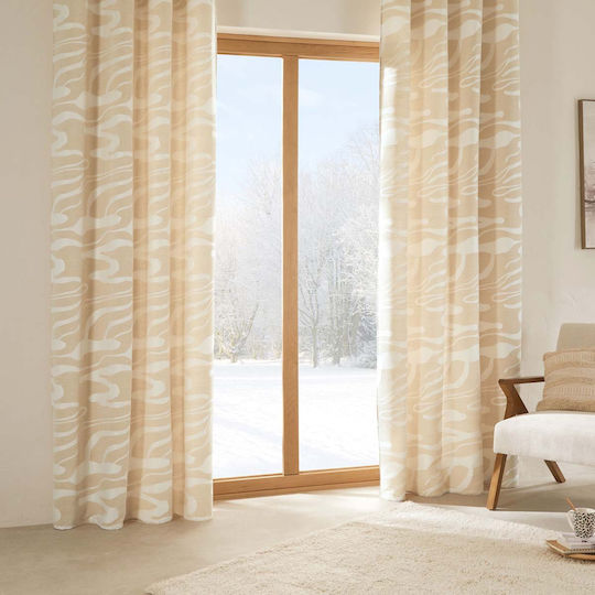 Atmosphera Перде с Копчета Madini Бежово 140x260см