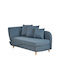 Berwyn 1011 Recliner Tesatura Albastru L73xW69xH156cm