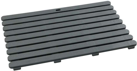 Wenko Πατάκι Μπάνιου Ξύλινο 22948100 Dark Gray 80x50εκ.